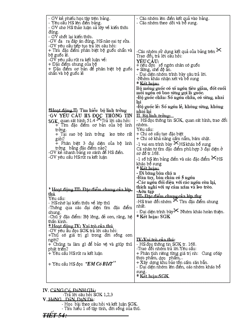 image for page Giao an Sinh 7 Co tich Hop MT