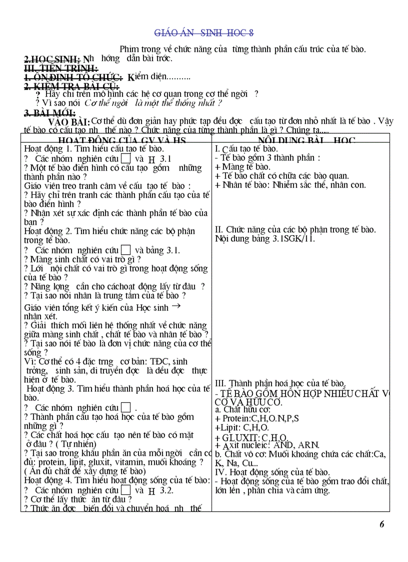 image for page GIÁO ÁN SINH 8 HK I đang sử dụng tốt