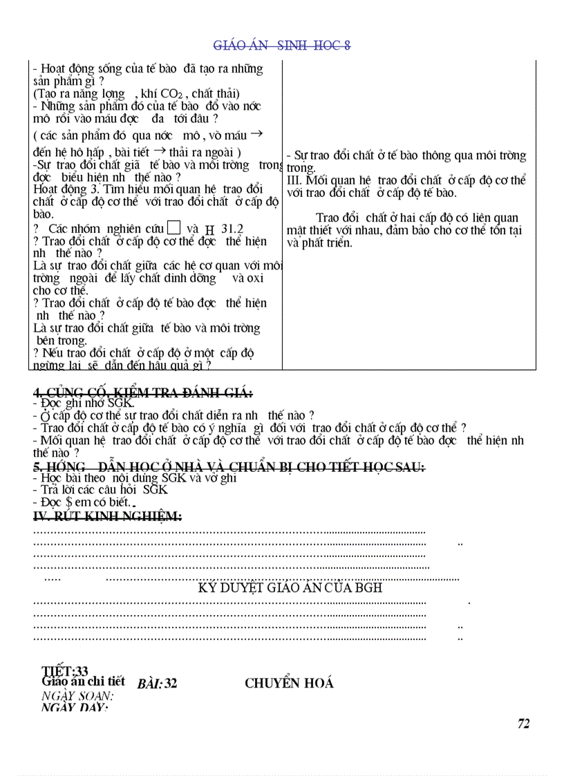 image for page GIÁO ÁN SINH 8 HK I đang sử dụng tốt