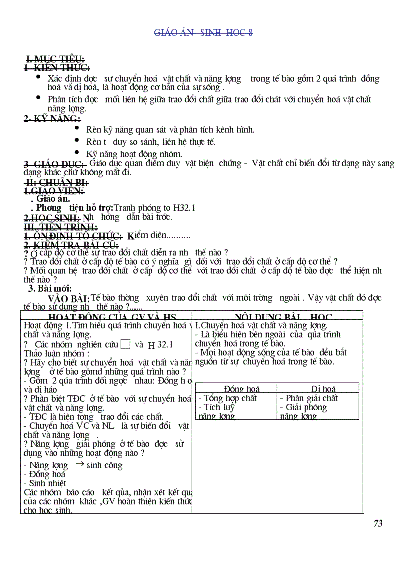 image for page GIÁO ÁN SINH 8 HK I đang sử dụng tốt