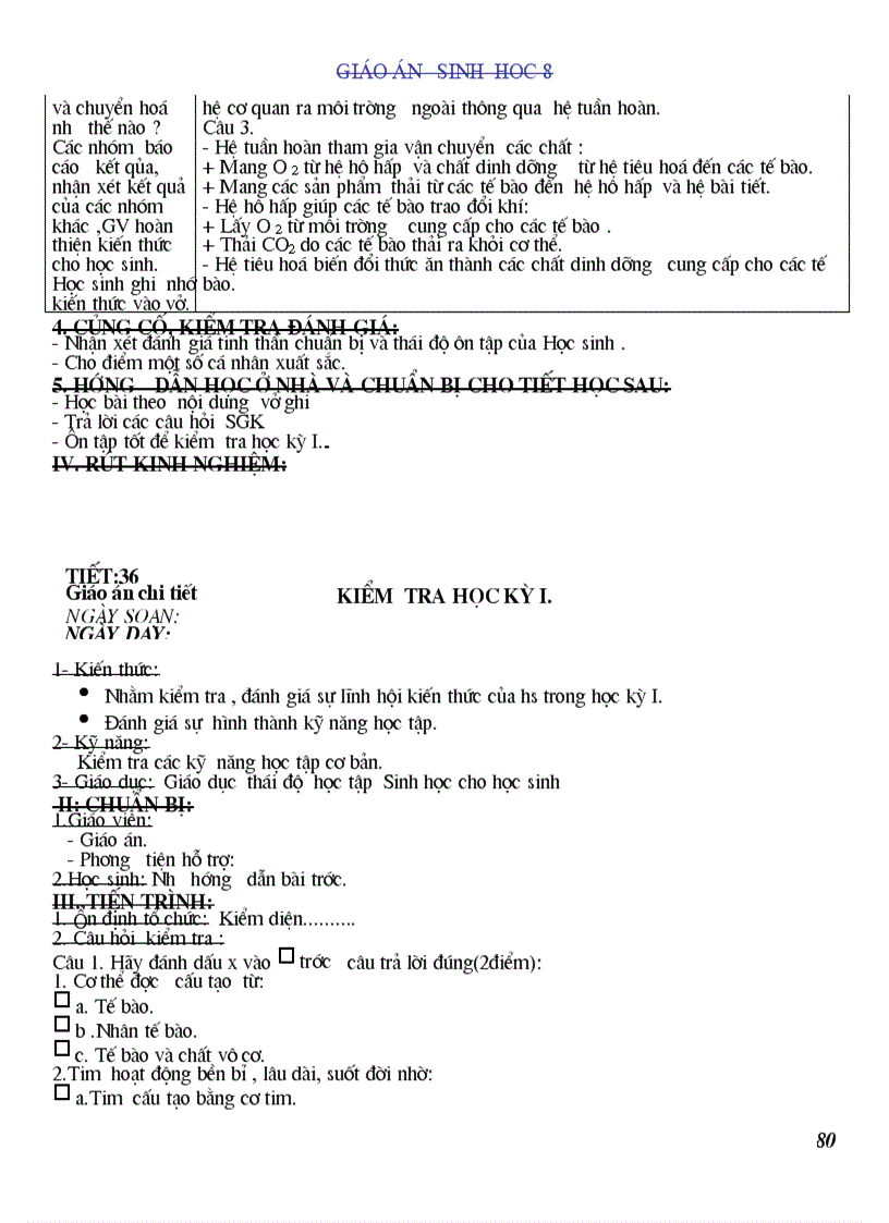 image for page GIÁO ÁN SINH 8 HK I đang sử dụng tốt