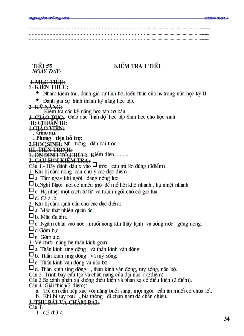 image for page Giáo án Sinh 8 HK II đang sử dụng tốt