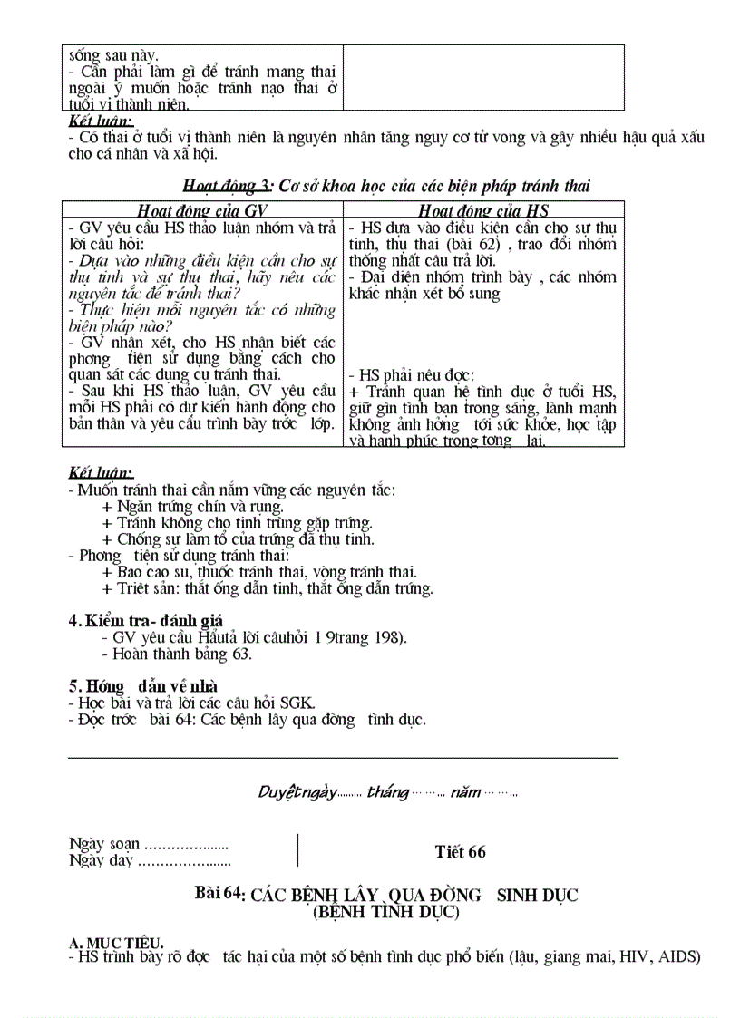 image for page Giáo án sinh 8 HK2 rất hay