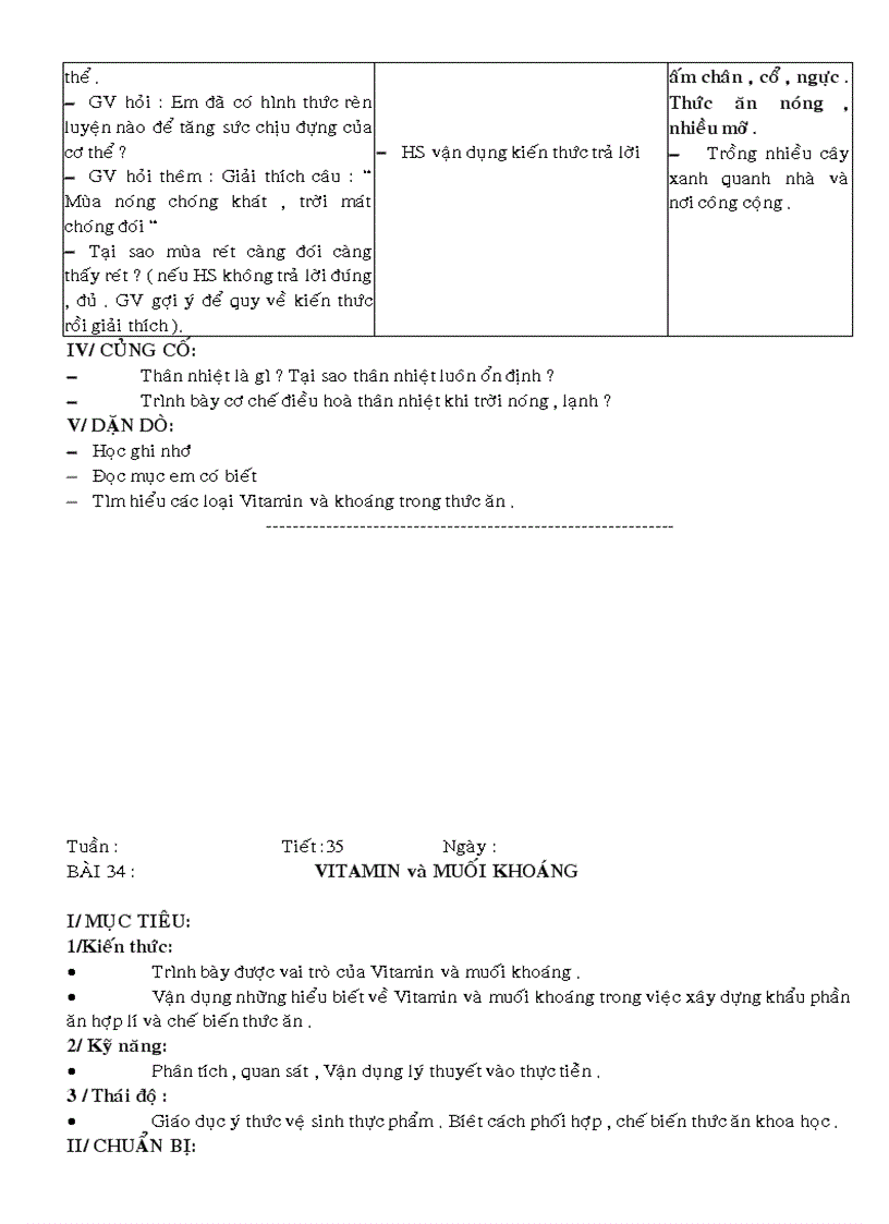 image for page Giáo án sinh 8 HKI mới