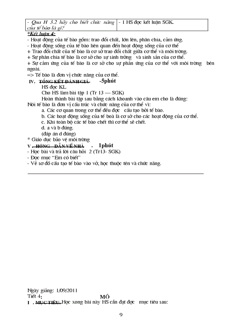 image for page Giao an Sinh 8 K1 Chien