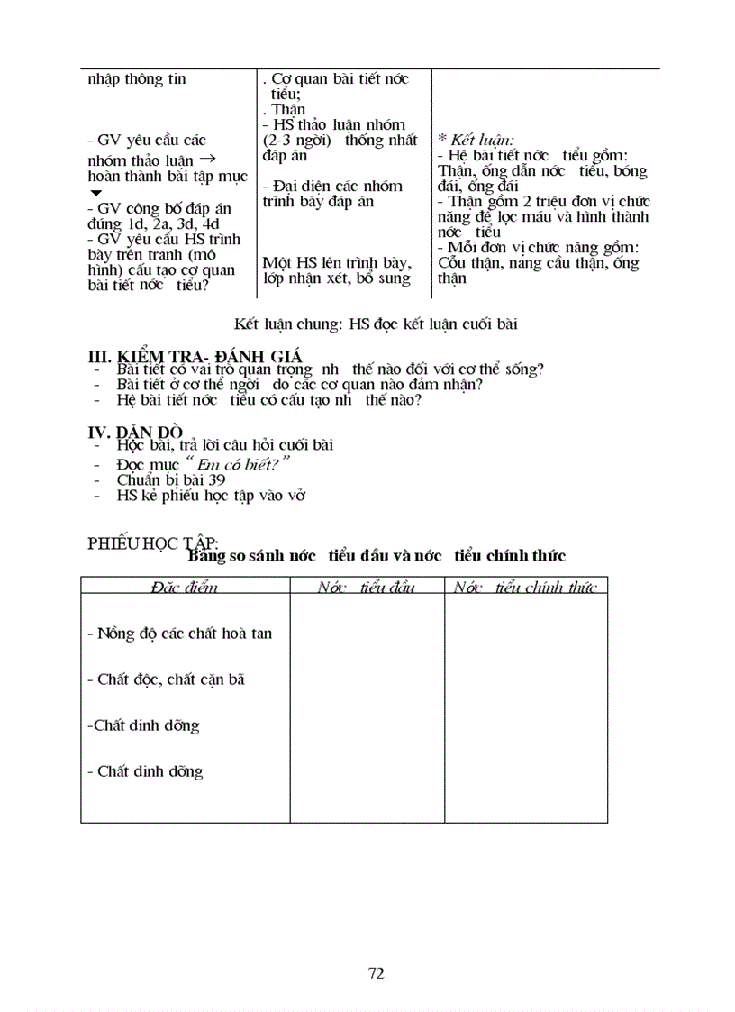 image for page Giáo án Sinh 8 Kỳ I