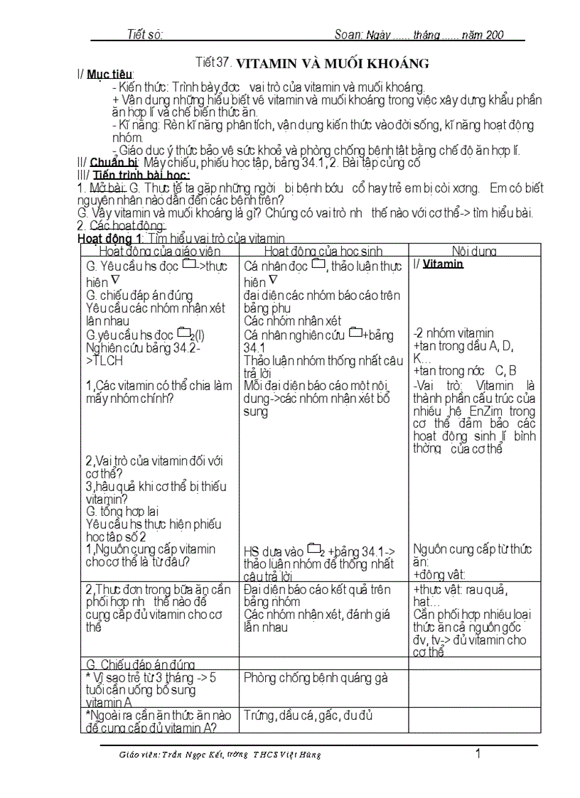 image for page Giao An Sinh 8 ky II 3 cot