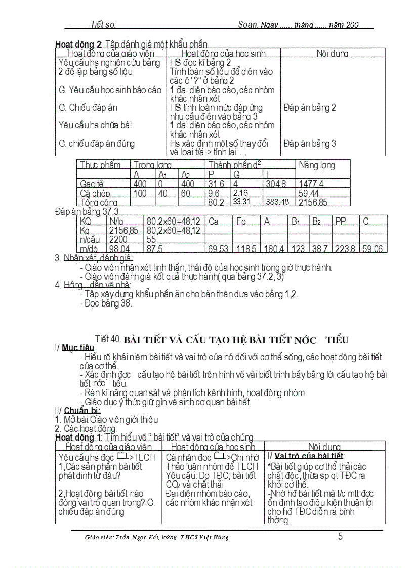 image for page Giao An Sinh 8 ky II 3 cot