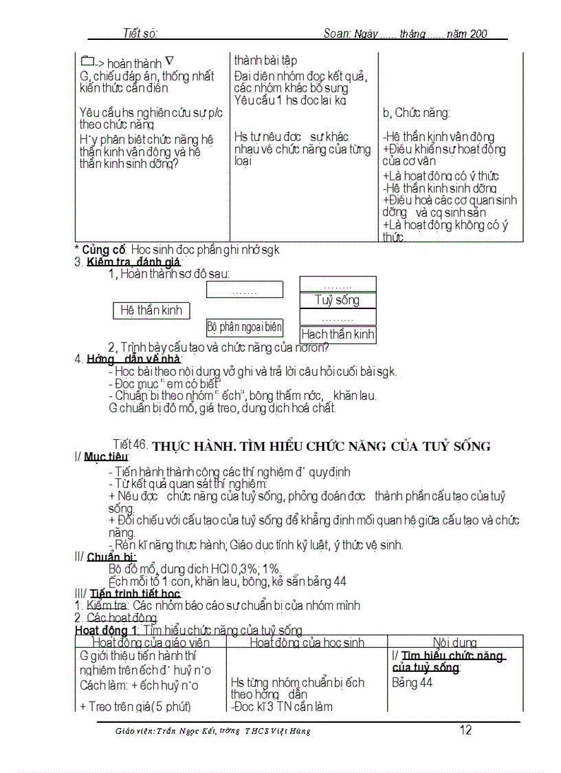 image for page Giao An Sinh 8 ky II 3 cot