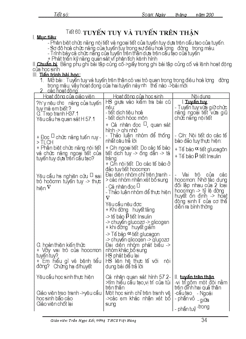 image for page Giao An Sinh 8 ky II 3 cot