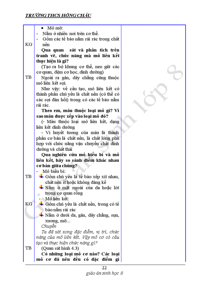 image for page Giáo án sinh 8 Mình thấy dùng được