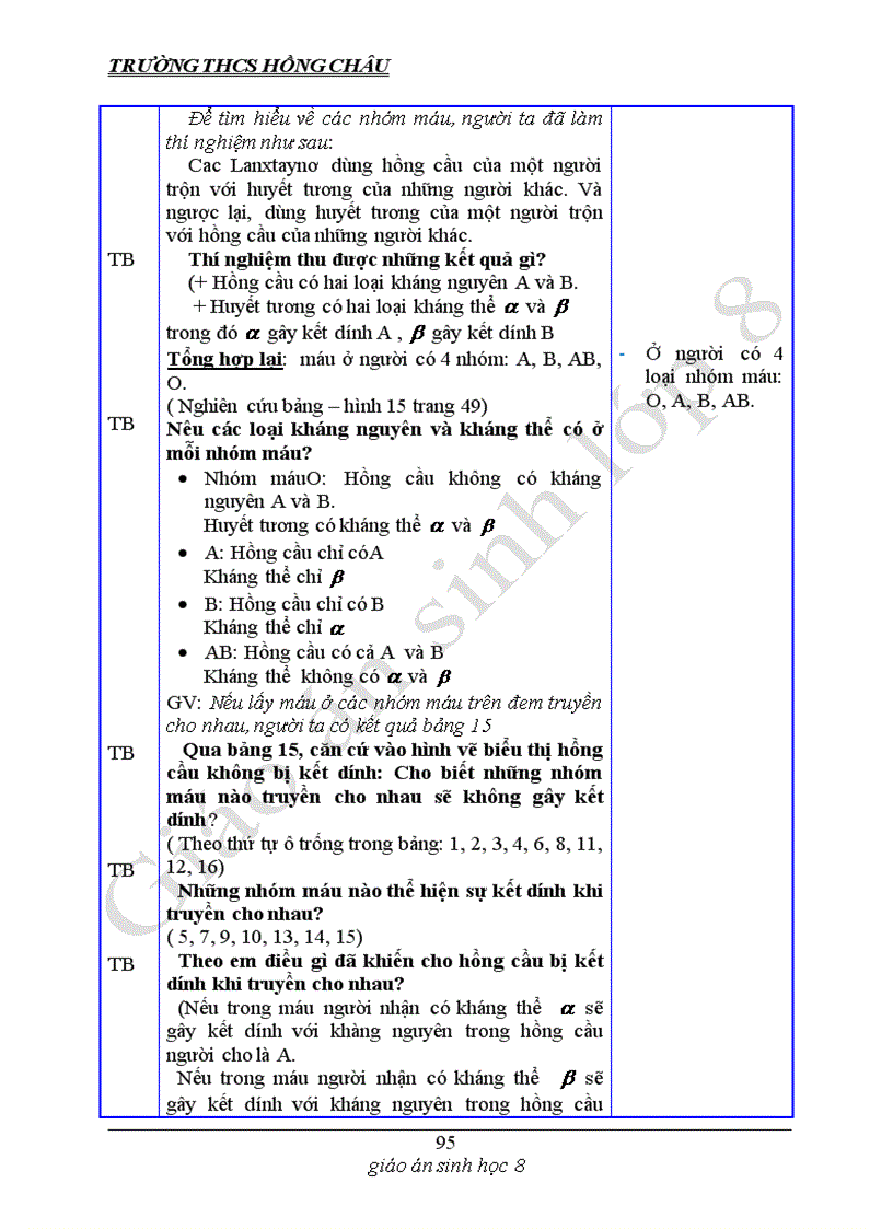 image for page Giáo án sinh 8 Mình thấy dùng được