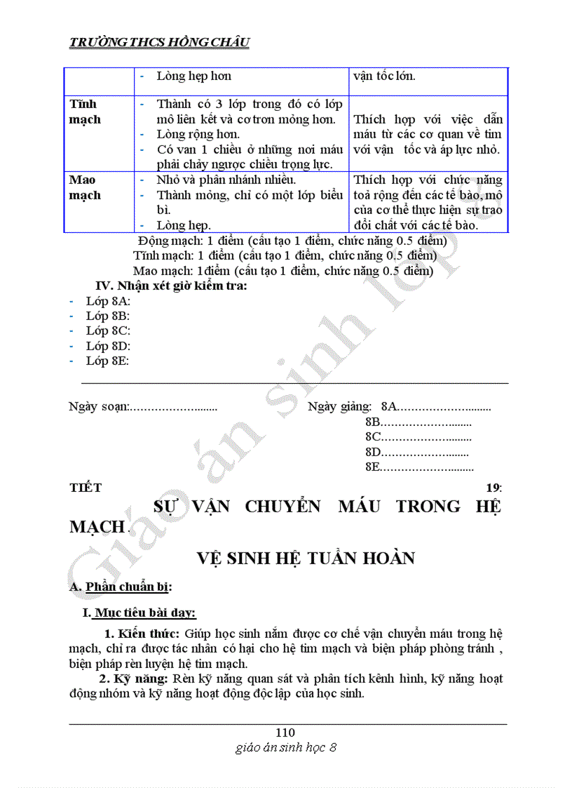 image for page Giáo án sinh 8 Mình thấy dùng được