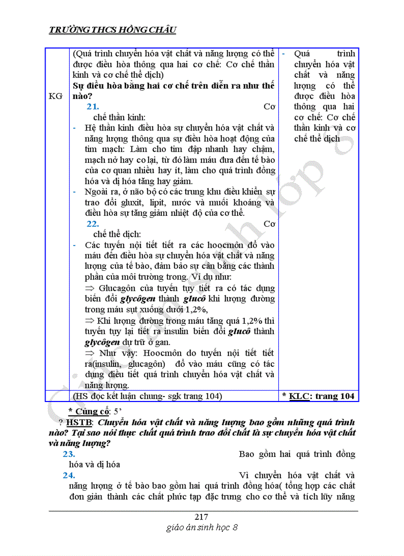 image for page Giáo án sinh 8 Mình thấy dùng được