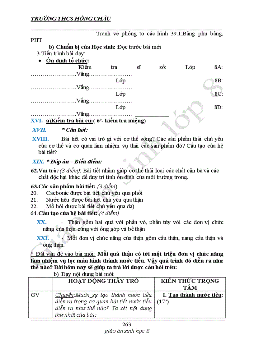 image for page Giáo án sinh 8 Mình thấy dùng được