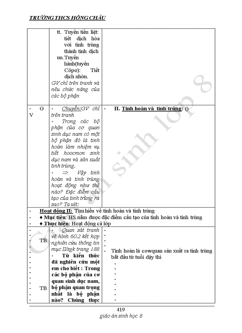 image for page Giáo án sinh 8 Mình thấy dùng được