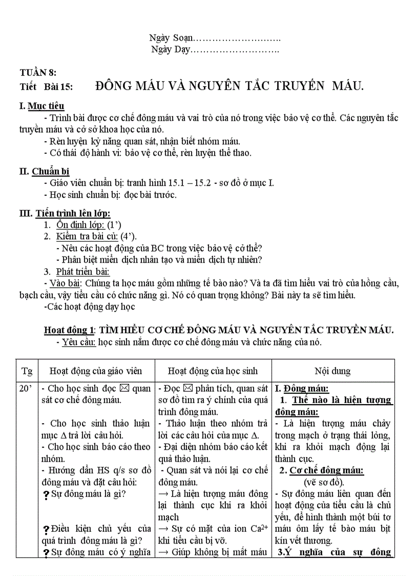 image for page Giao an sinh 8 rat hay tiet 15