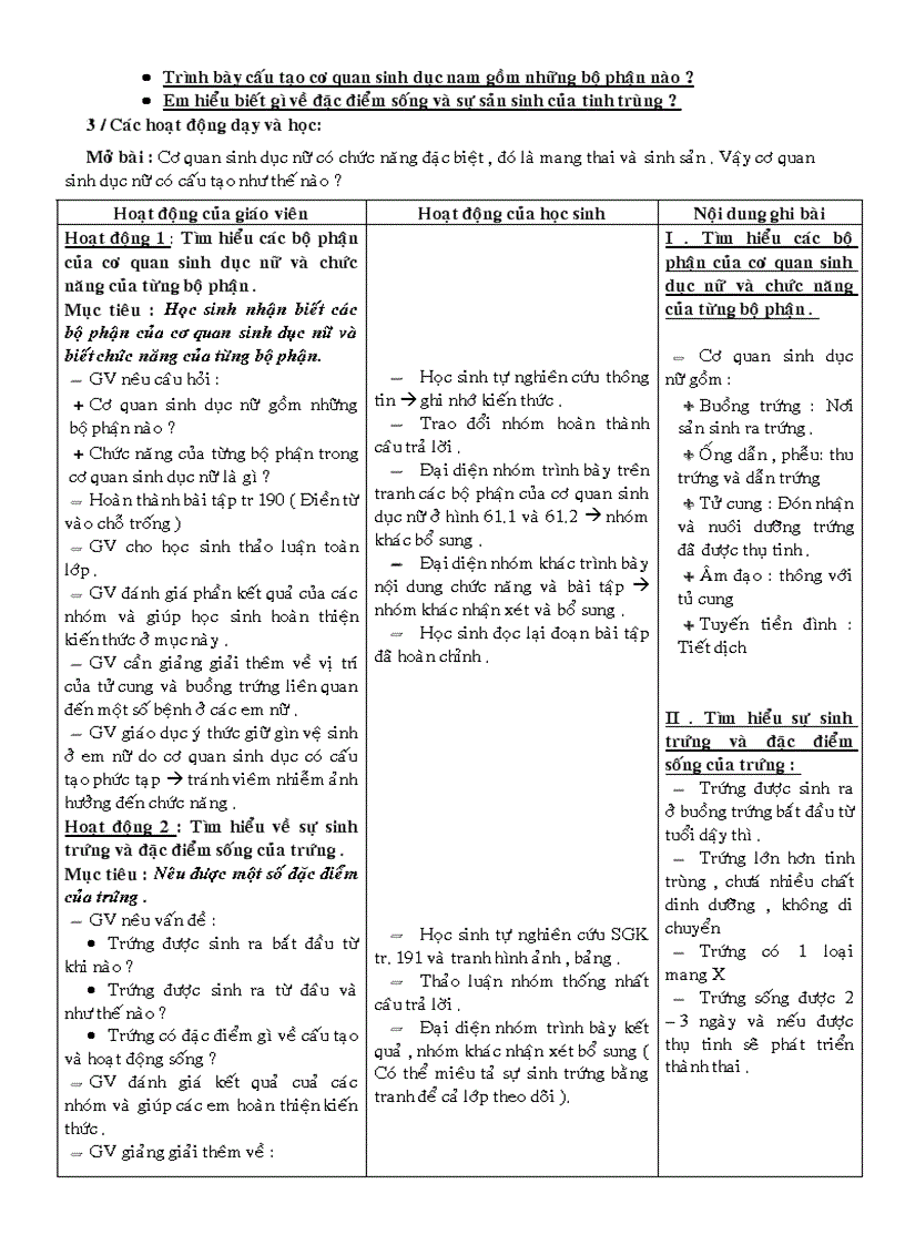 image for page Giao an sinh 8 theo chuan ktkn