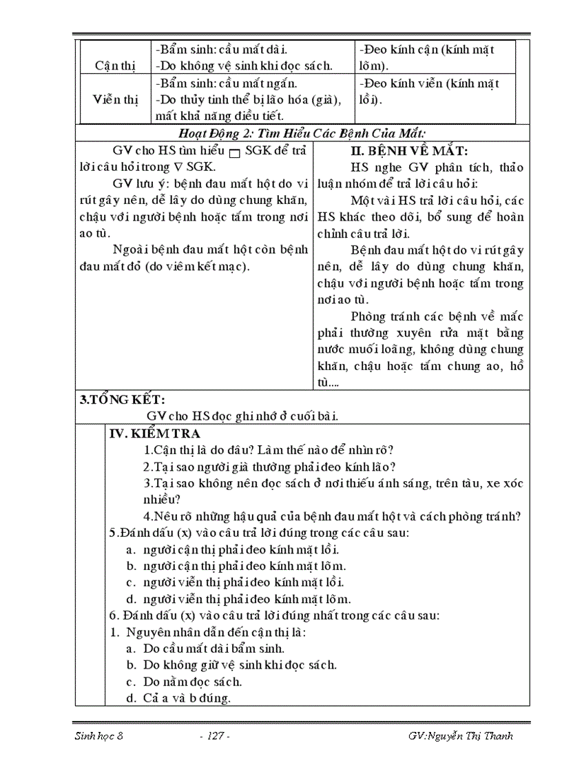 image for page Giáo án sinh 8 trọn bộ 09 10