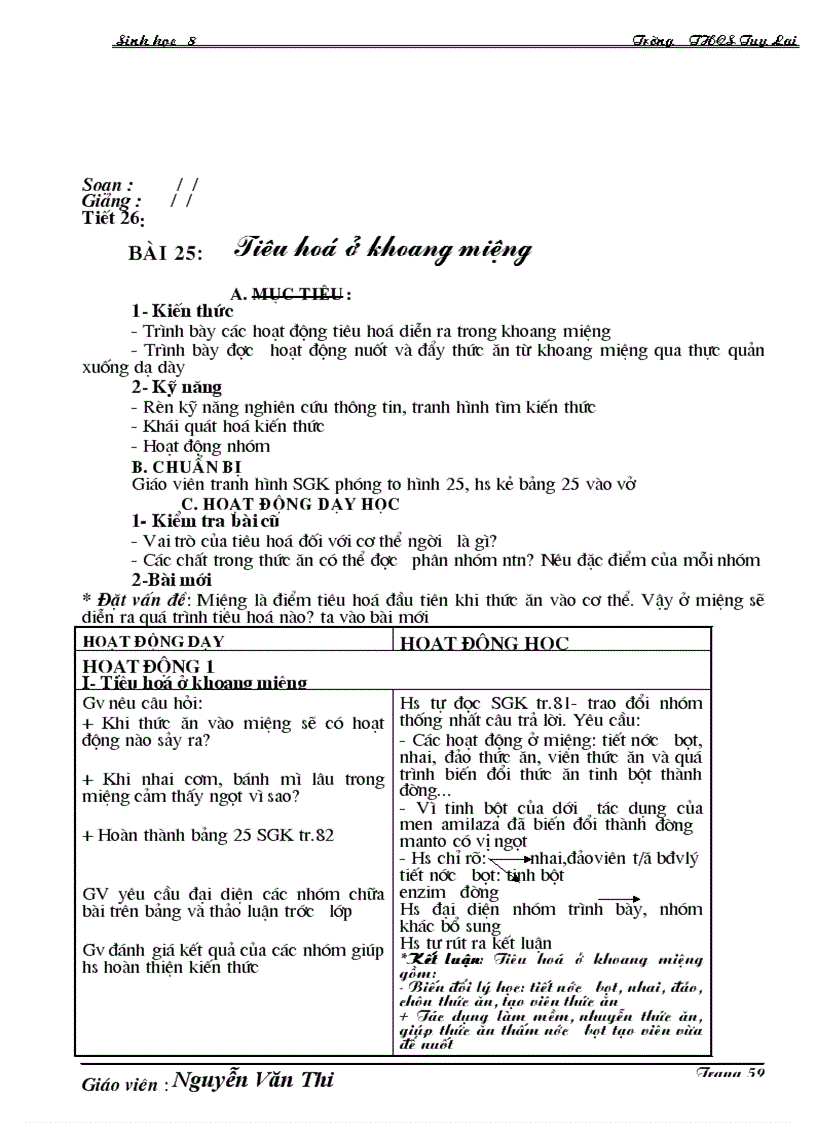 image for page Giao an sinh 8 tron bo chi tiet