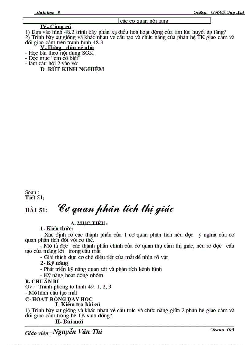 image for page Giao an sinh 8 tron bo chi tiet