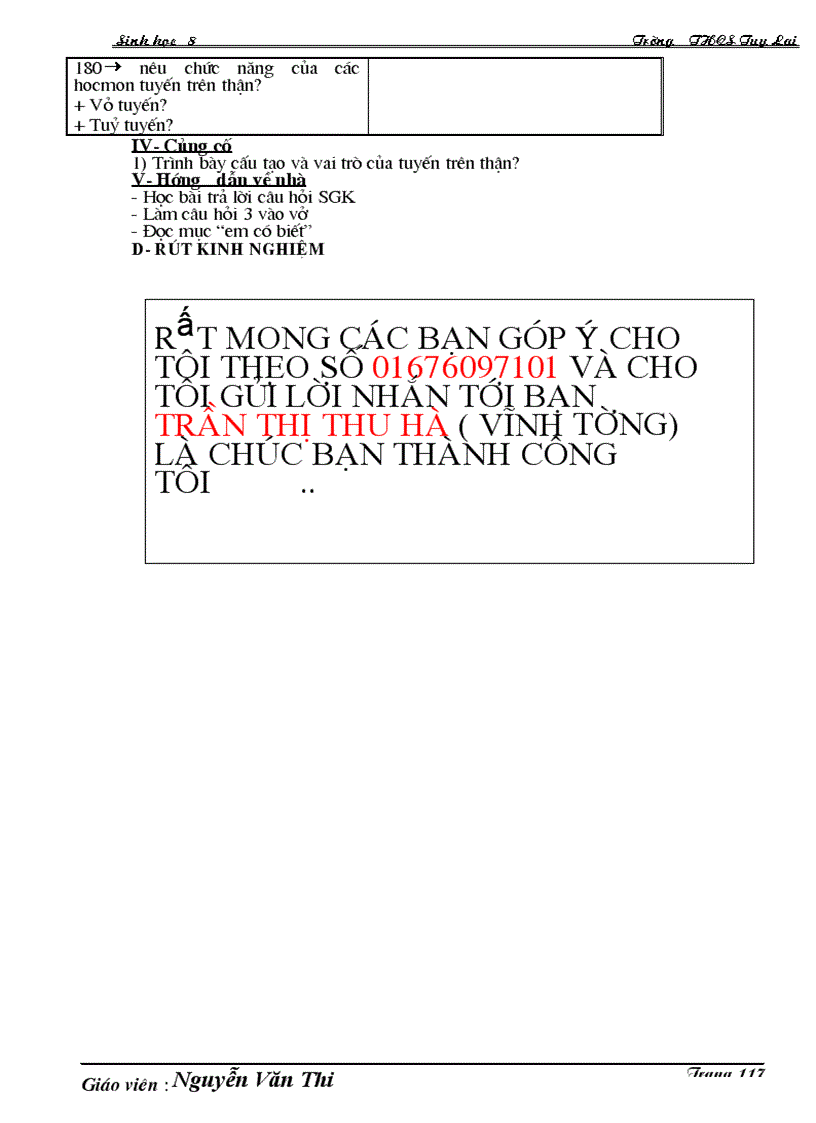 image for page Giao an sinh 8 tron bo chi tiet