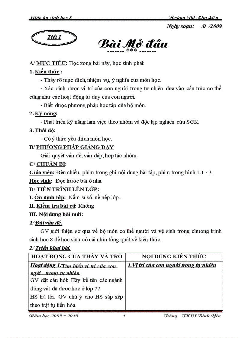 image for page Giao an sinh 8 tron bo cuc chuan