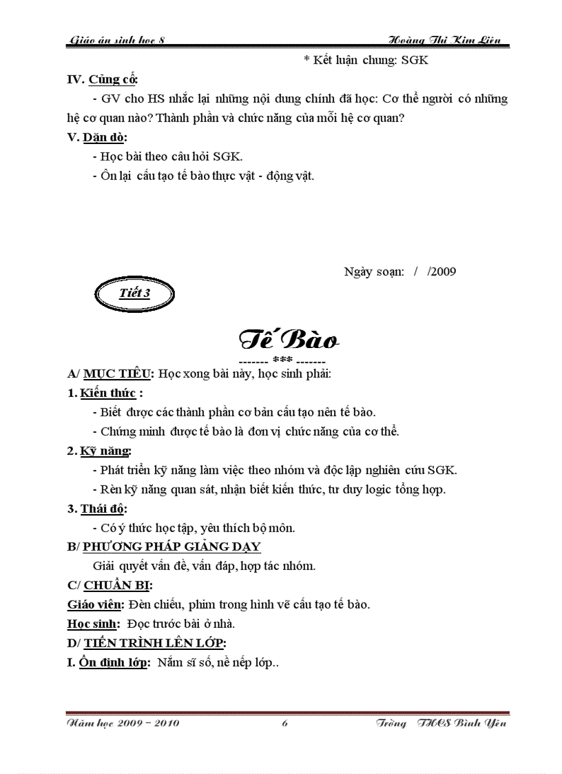 image for page Giao an sinh 8 tron bo cuc chuan