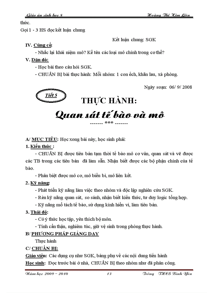 image for page Giao an sinh 8 tron bo cuc chuan