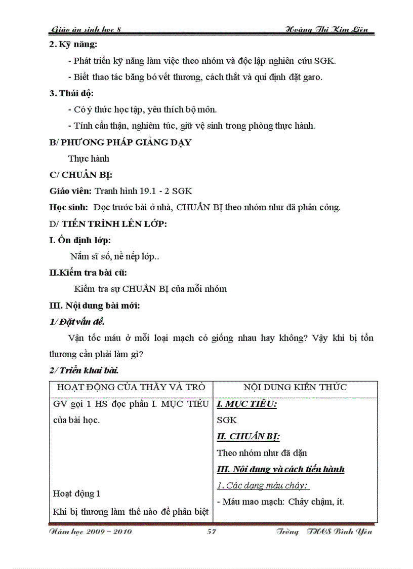 image for page Giao an sinh 8 tron bo cuc chuan