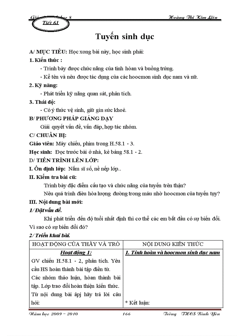 image for page Giao an sinh 8 tron bo cuc chuan