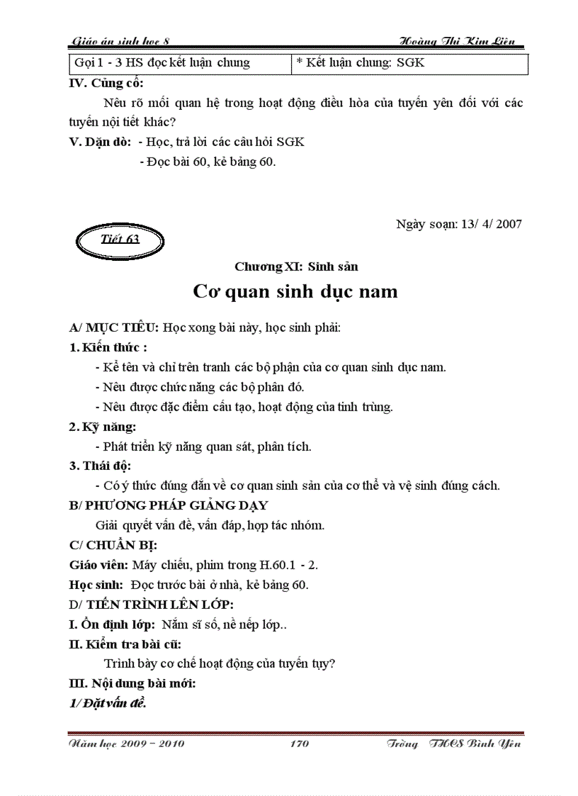 image for page Giao an sinh 8 tron bo cuc chuan