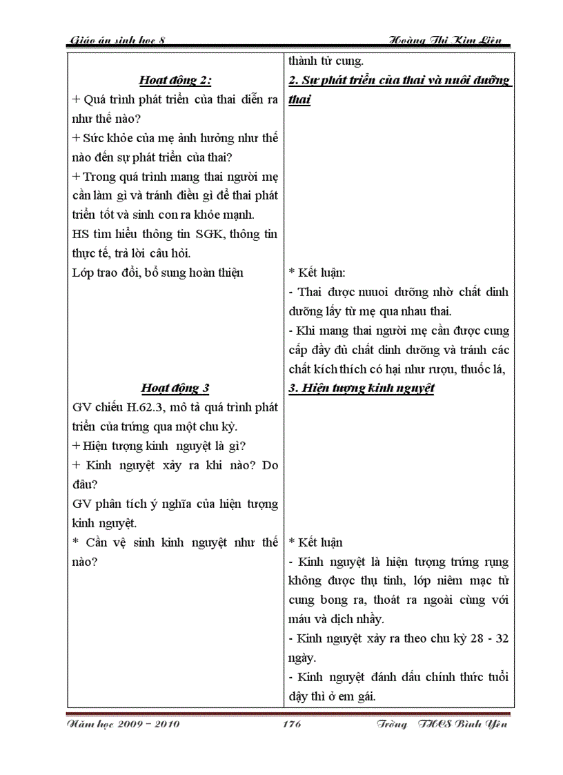 image for page Giao an sinh 8 tron bo cuc chuan