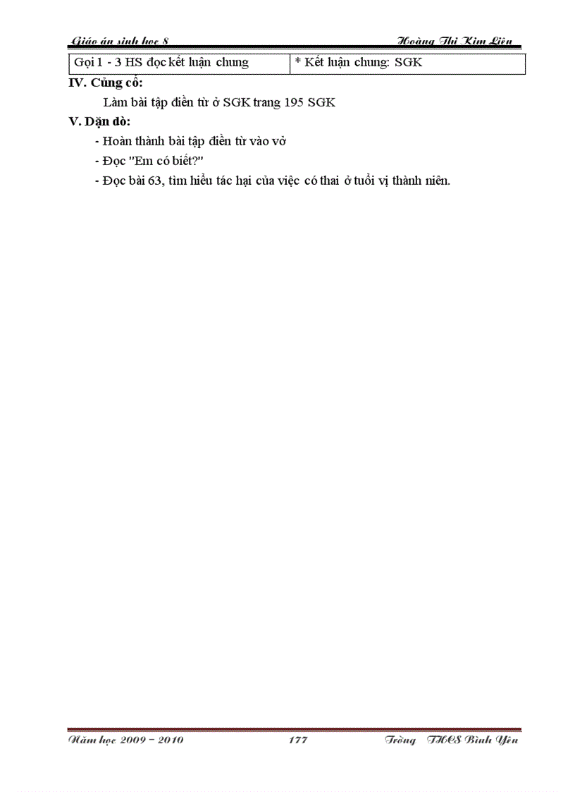 image for page Giao an sinh 8 tron bo cuc chuan