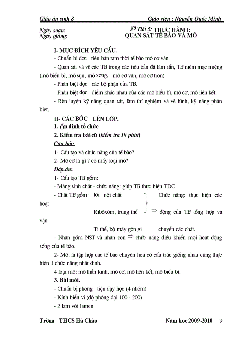 image for page Giao an sinh 8 tron bo da sua theo ppct moi