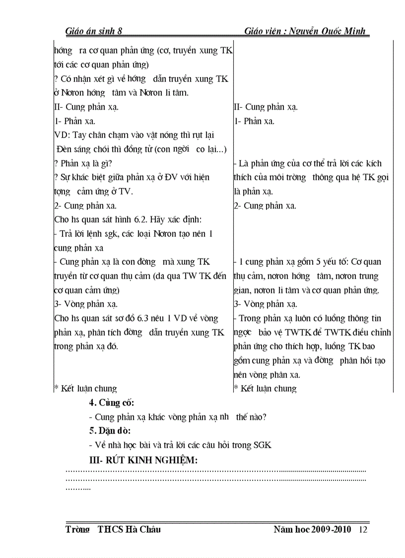 image for page Giao an sinh 8 tron bo da sua theo ppct moi