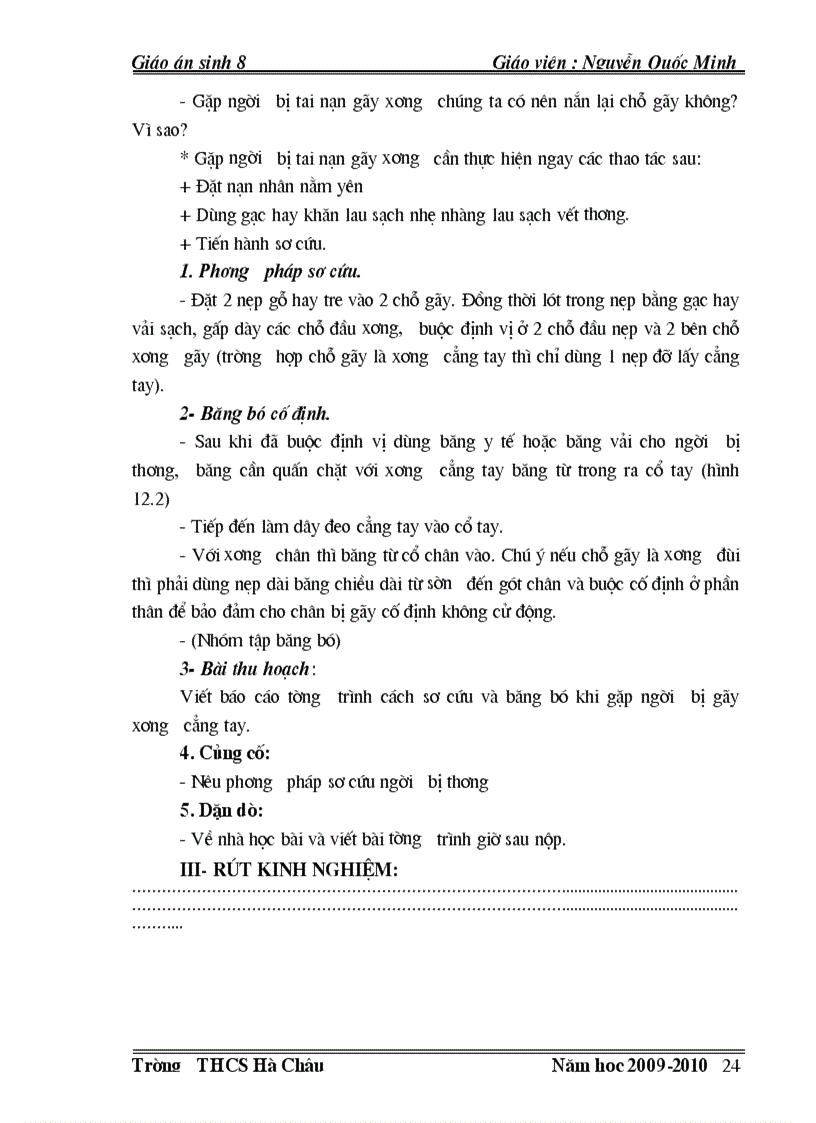 image for page Giao an sinh 8 tron bo da sua theo ppct moi