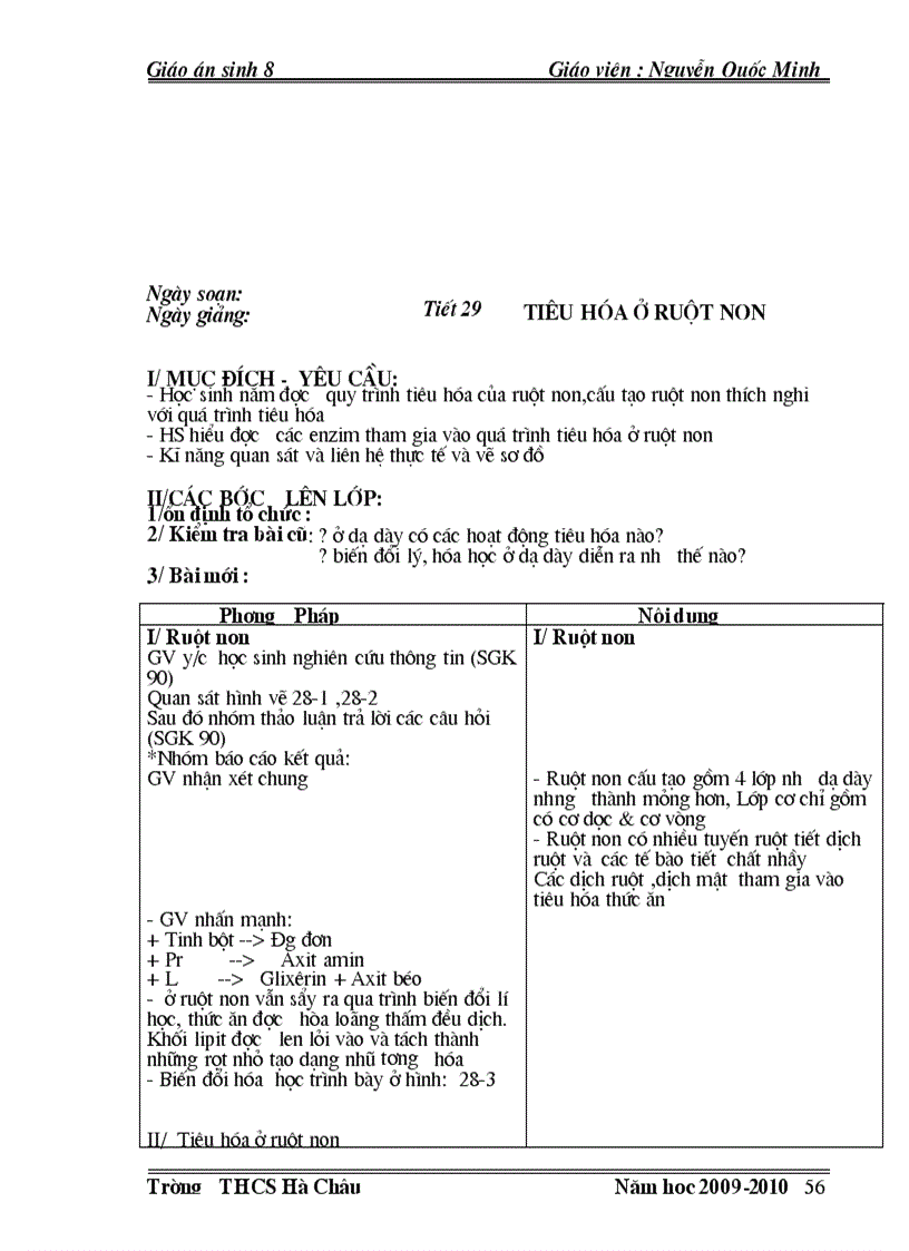 image for page Giao an sinh 8 tron bo da sua theo ppct moi