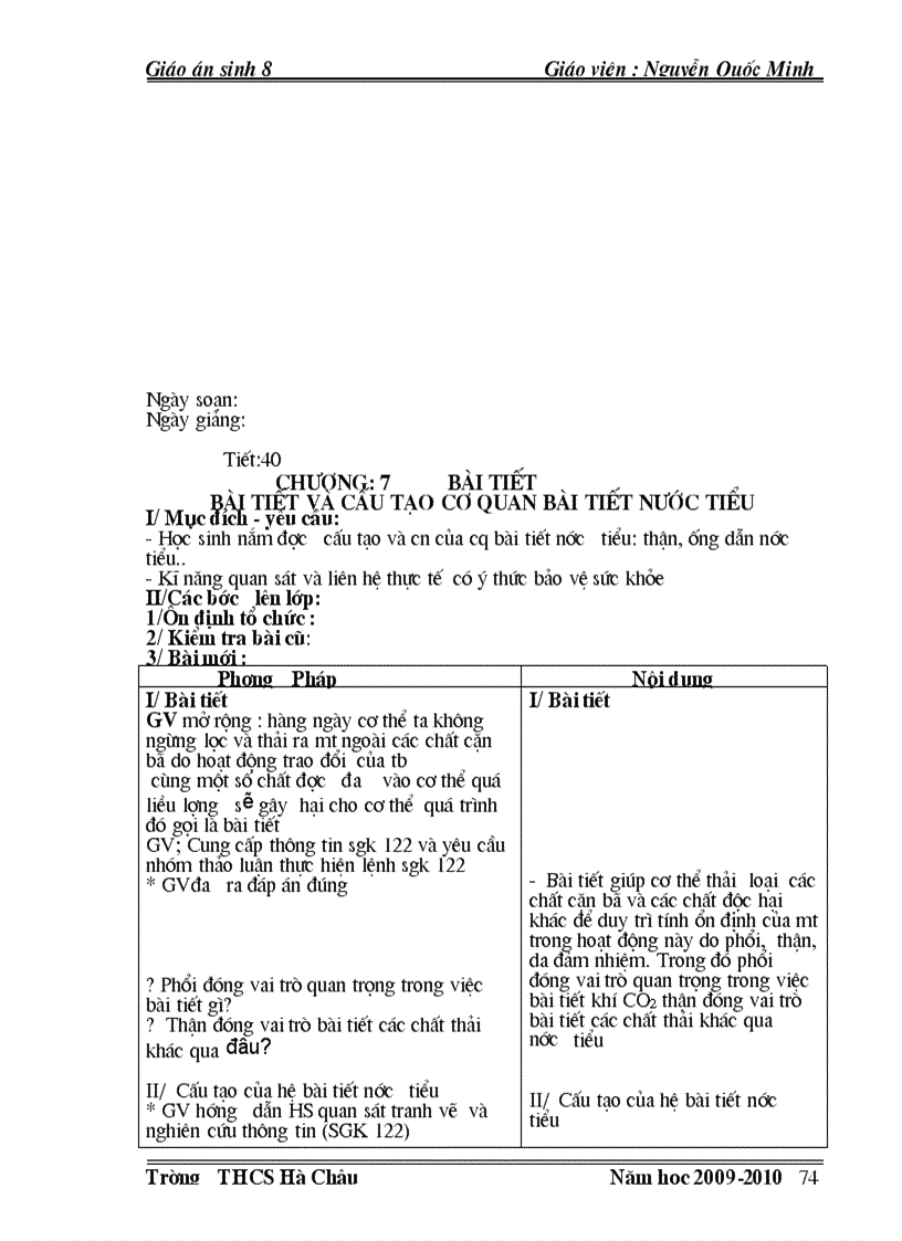 image for page Giao an sinh 8 tron bo da sua theo ppct moi