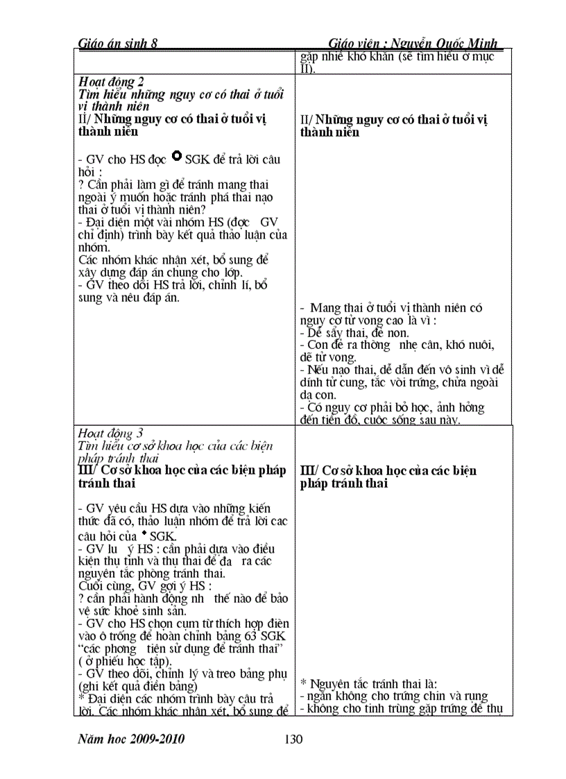 image for page Giao an sinh 8 tron bo da sua theo ppct moi