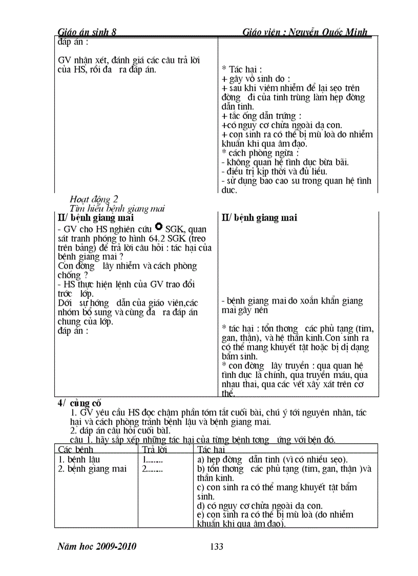 image for page Giao an sinh 8 tron bo da sua theo ppct moi