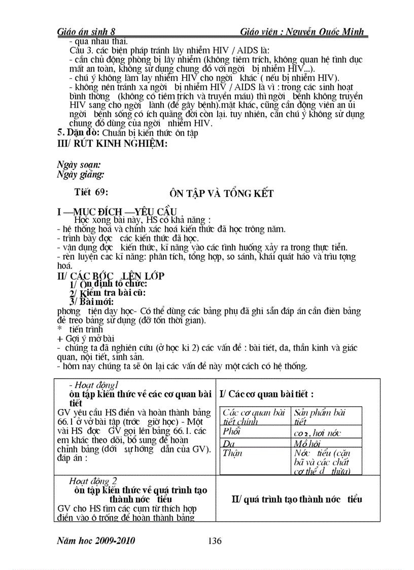 image for page Giao an sinh 8 tron bo da sua theo ppct moi