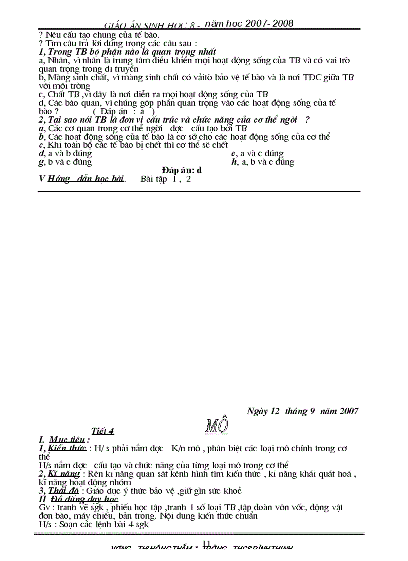 image for page Giao an sinh 8 tron bo theo chuong trinh moi rar
