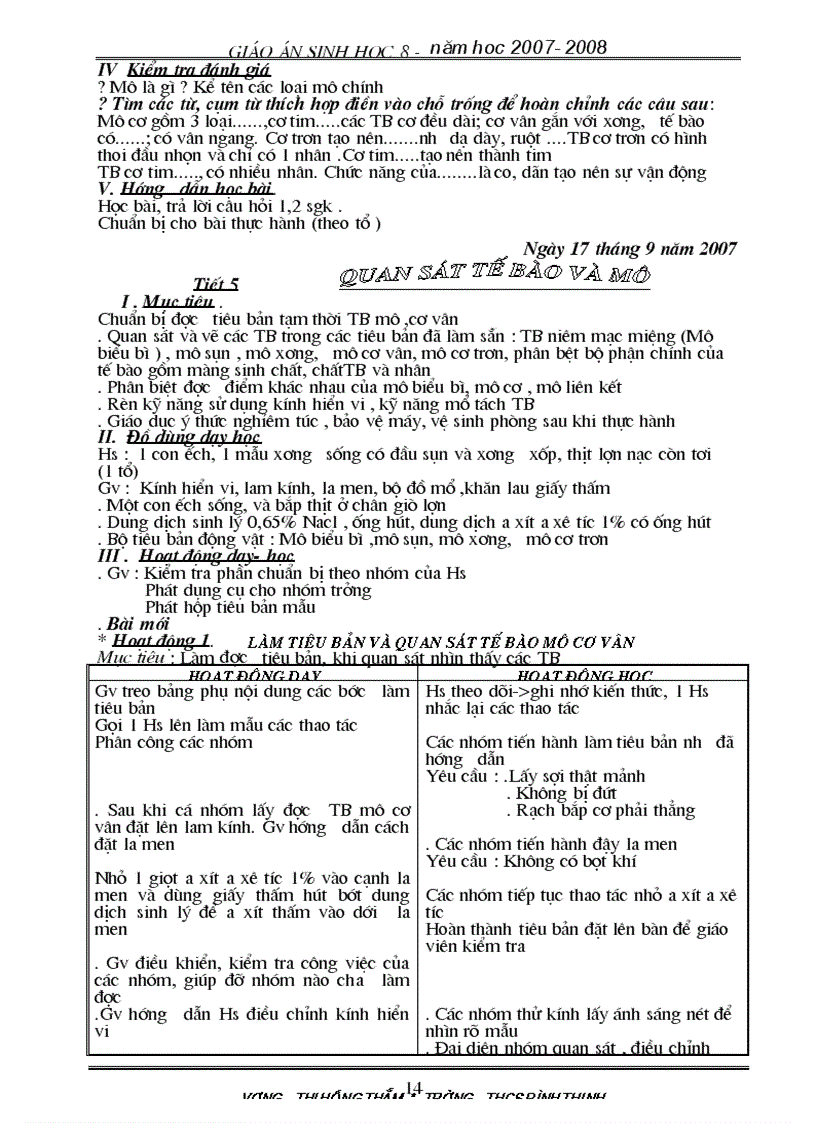 image for page Giao an sinh 8 tron bo theo chuong trinh moi rar