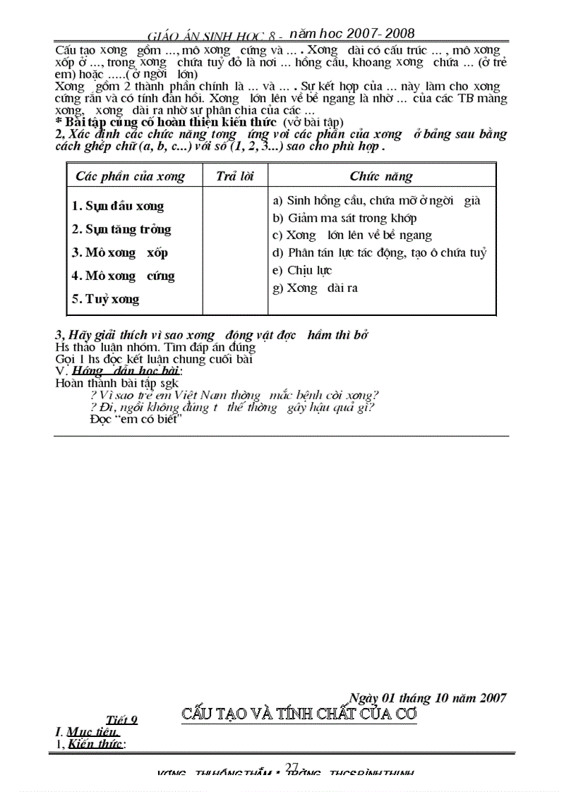 image for page Giao an sinh 8 tron bo theo chuong trinh moi rar