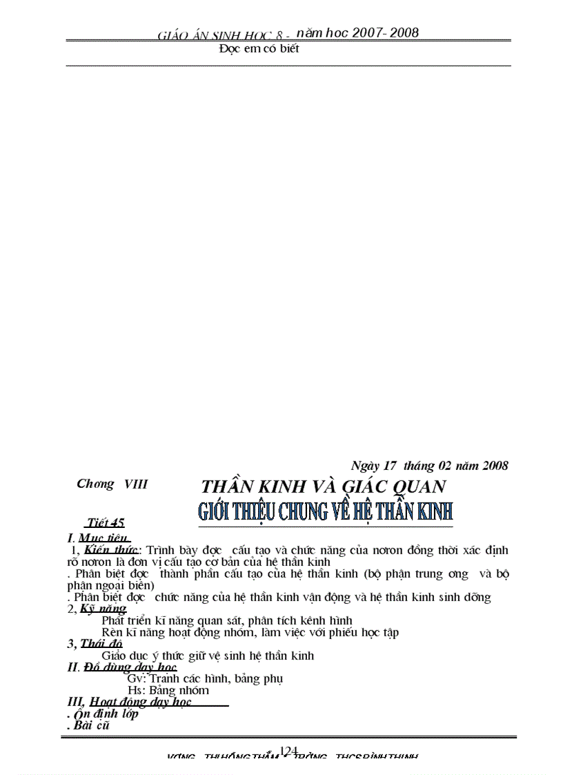 image for page Giao an sinh 8 tron bo theo chuong trinh moi rar