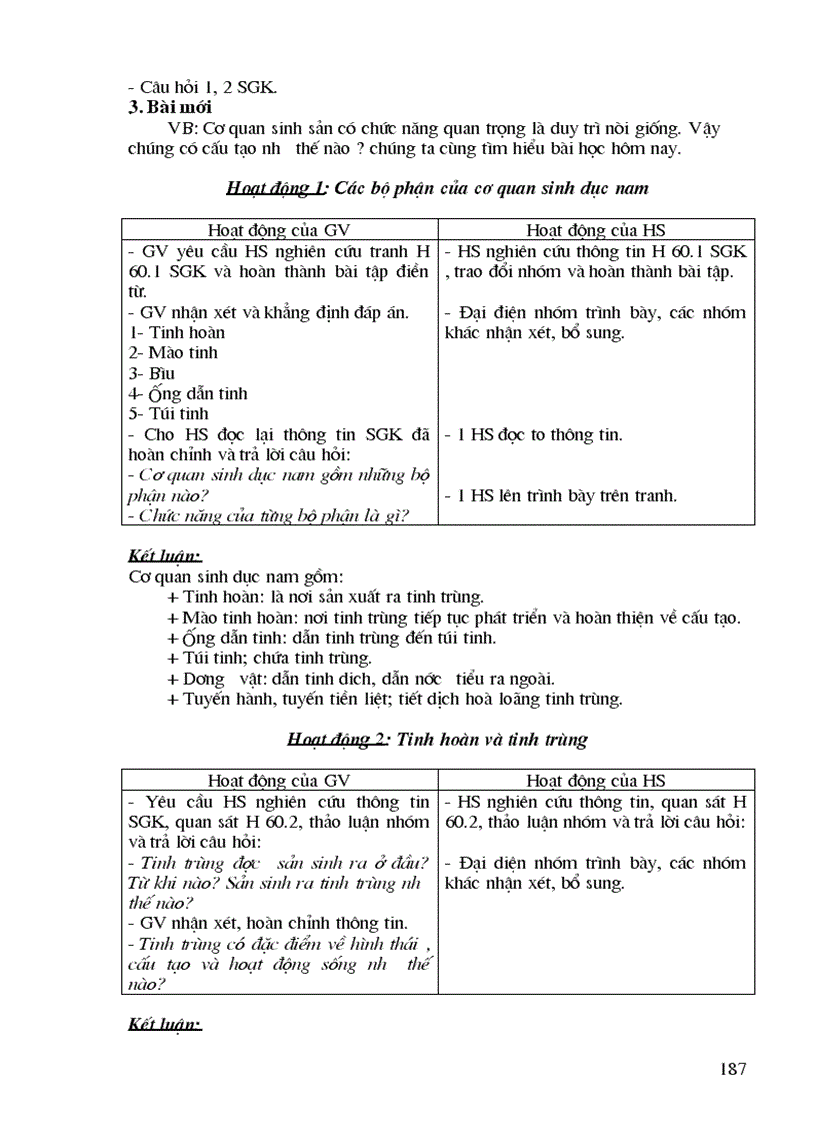 image for page Giao an sinh 8 2 cot 70 tiet