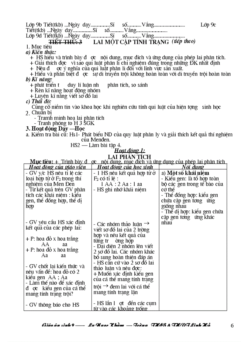 image for page Giao an sinh 9 3 cot