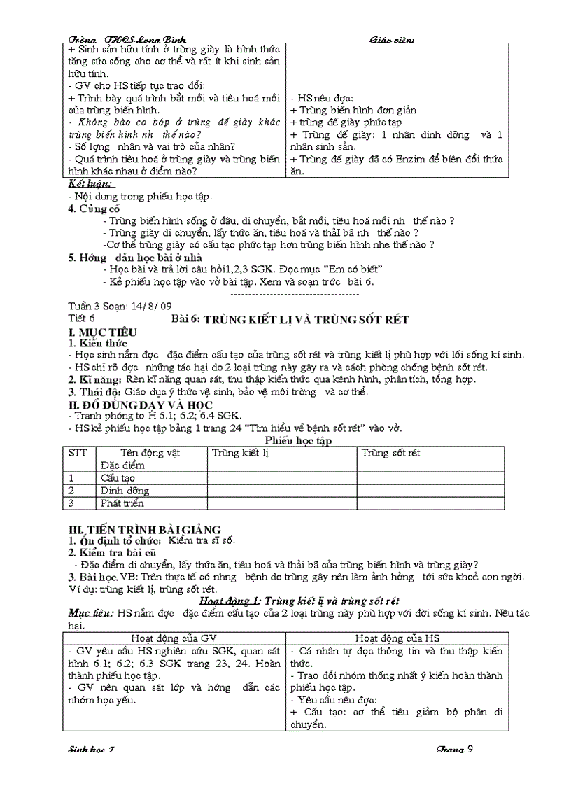 image for page Giao an Sinh hc 7 Co Tich Hop MT