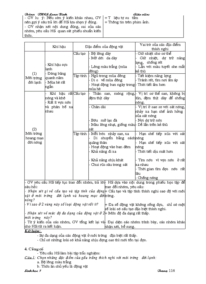 image for page Giao an Sinh hc 7 Co Tich Hop MT